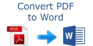 Convert PDF to Word in Microsoft Office